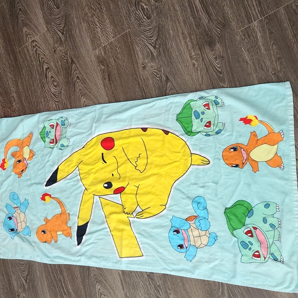 Pokemon Character Beach Towel - Bath Towel 2023 - Pikachu